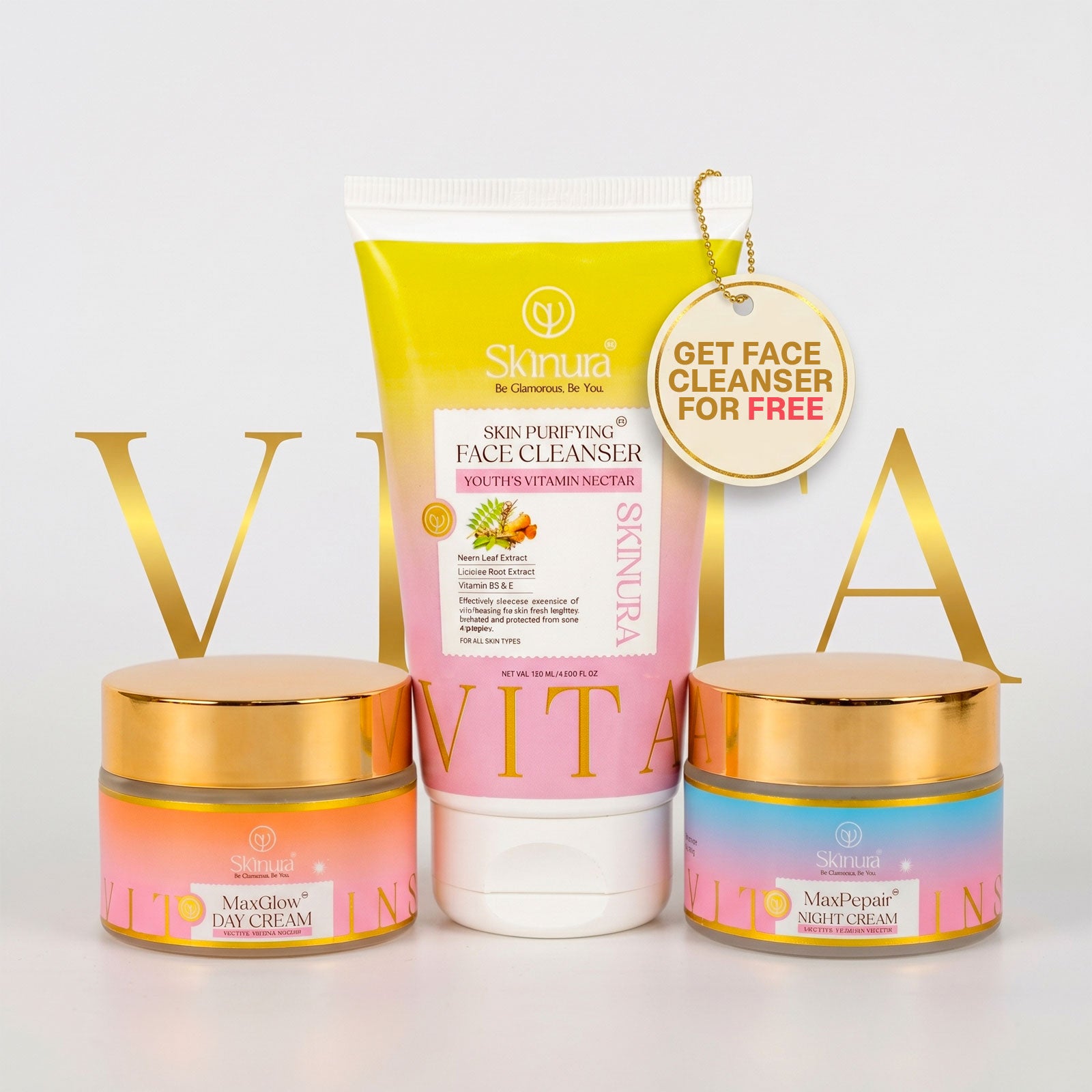 Glow & Lovely Bundle With Free Cleanser
