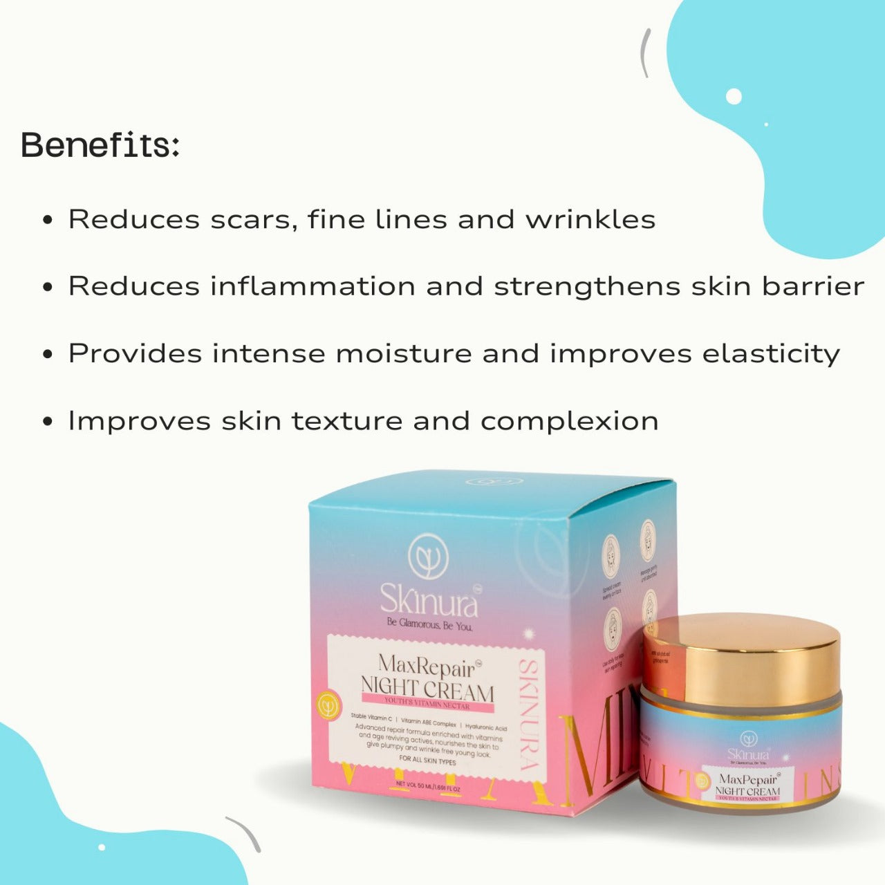 MaxRepair Night Cream Benefits 