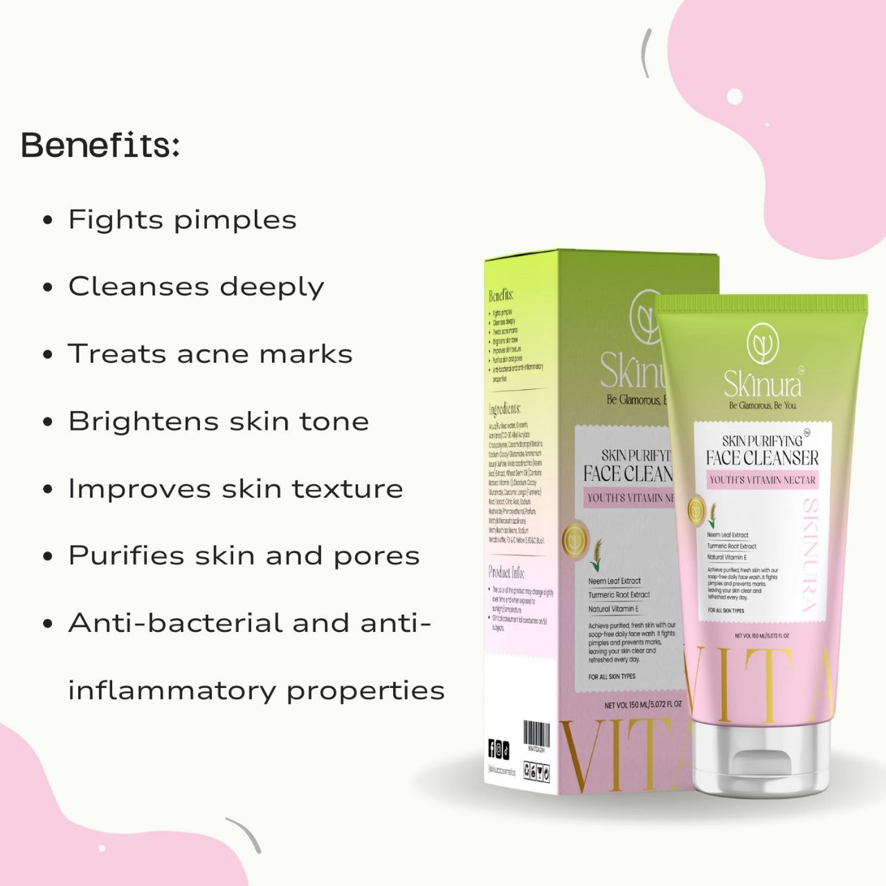 Skin purifying face cleanser benefits