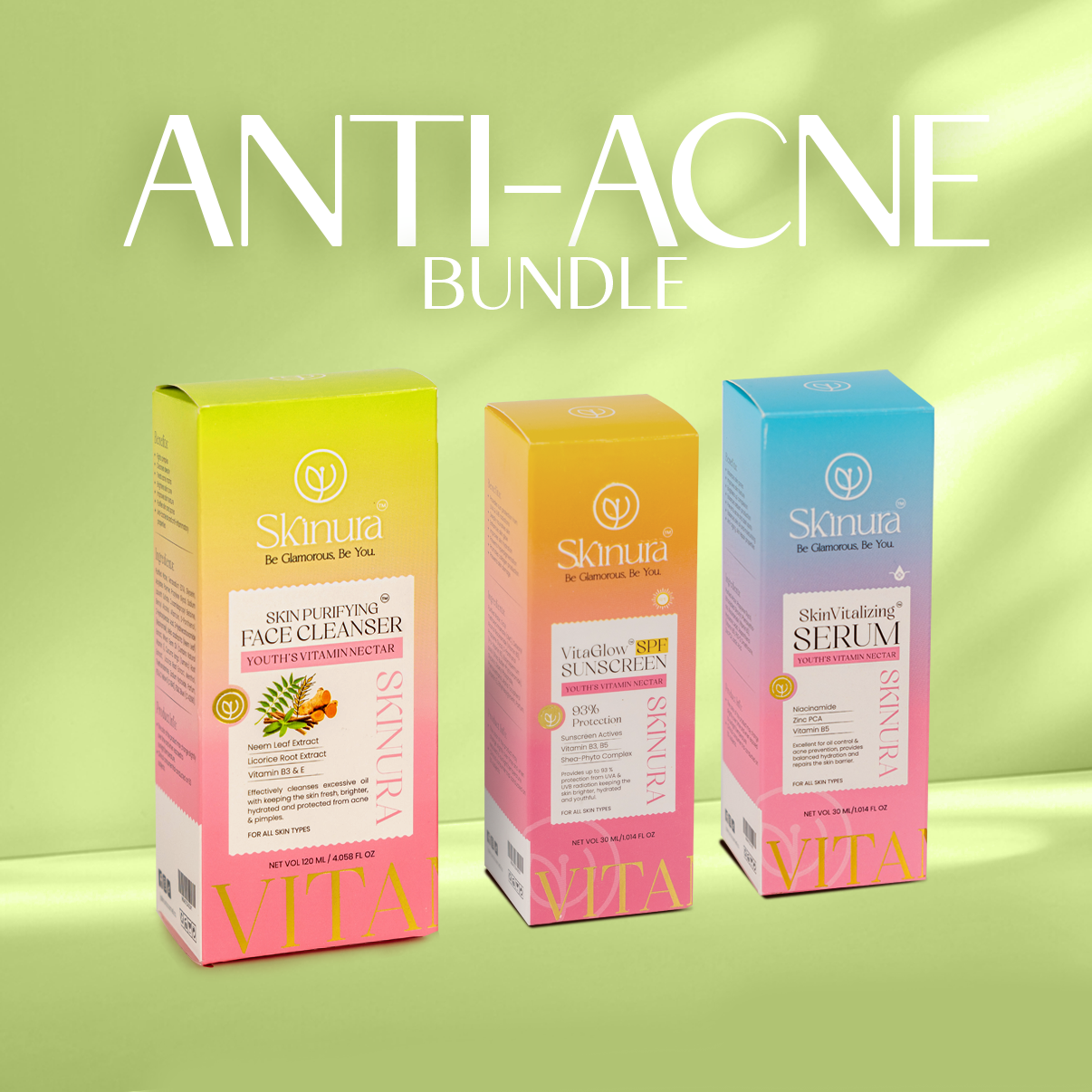 Skinura Anti-Acne Bundle – Skincare Set for Clear Skin
